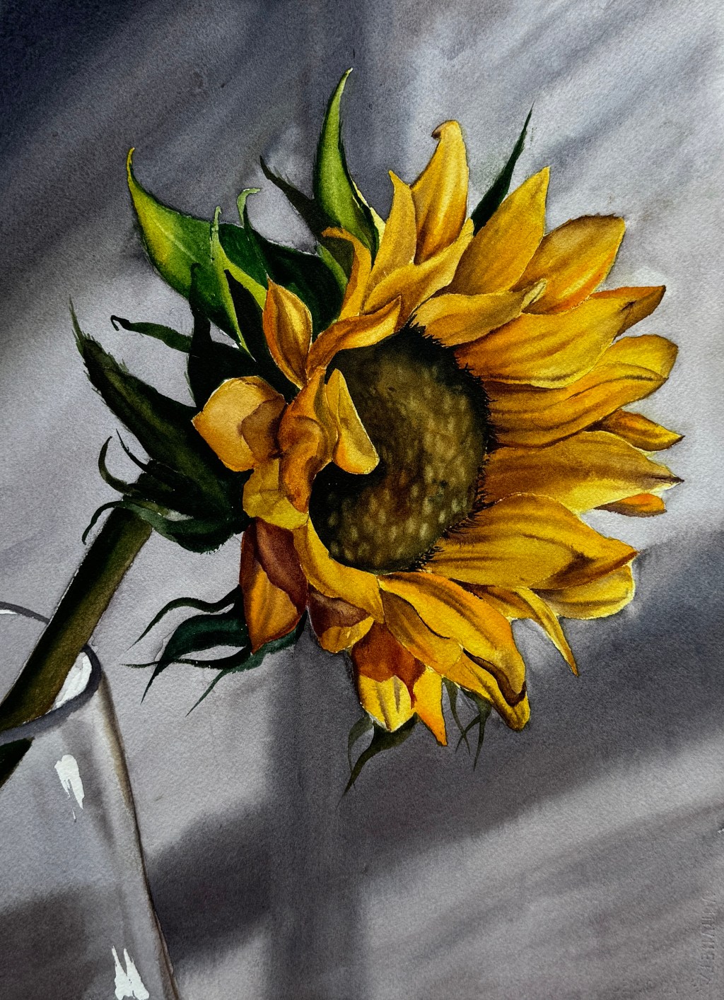 Sunflower in a Vase